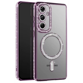 Newface Samsung Galaxy S26 Plus Joke Simli Magneticsafe Kılıf - Derin Mor