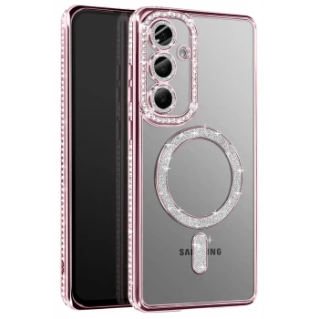 Newface Samsung Galaxy S26 Plus Joke Simli Magneticsafe Kılıf - Pembe