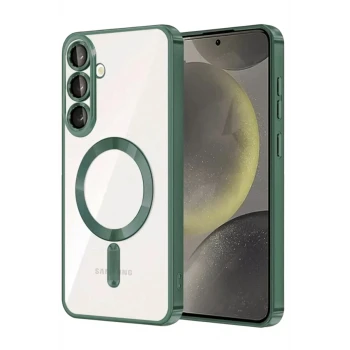 Newface Samsung Galaxy S26 Plus Kross Magneticsafe Kapak - Koyu Yeşil
