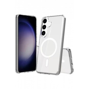 Newface Samsung Galaxy S26 Plus Magneticsafe Şeffaf Silikon - Şeffaf