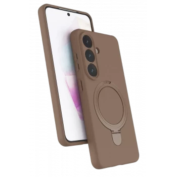 Newface Samsung Galaxy S26 Plus Regal Magsafe Standlı Kapak - Çöl Titanyum