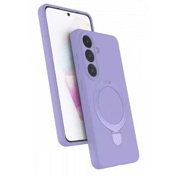 Newface Samsung Galaxy S26 Plus Regal Magsafe Standlı Kapak - Lila