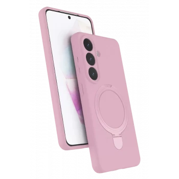 Newface Samsung Galaxy S26 Regal Magsafe Standlı Kapak - Açık Pembe