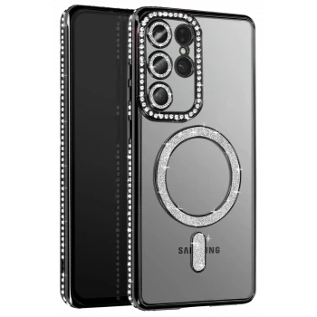 Newface Samsung Galaxy S26 Ultra Joke Simli Magneticsafe Kılıf - Siyah