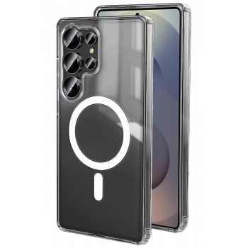 Newface Samsung Galaxy S26 Ultra Magneticsafe Şeffaf Silikon - Şeffaf
