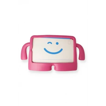 Newface Samsung Galaxy T220 Tab A7 Lite 8.7 Kılıf Karakter Tablet Silikon - Pembe