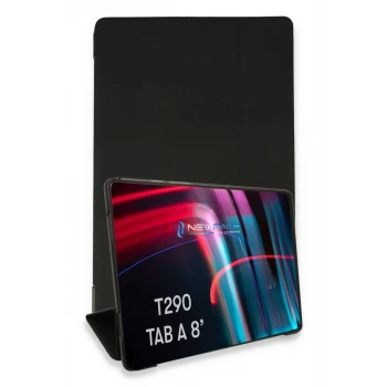 Newface Samsung Galaxy T290 Tab A 8 Kılıf Tablet Smart Kılıf - Siyah