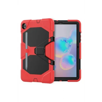Newface Samsung Galaxy T500 Tab A7 10.4 Kılıf Griffin Tablet Kapak - Kırmızı