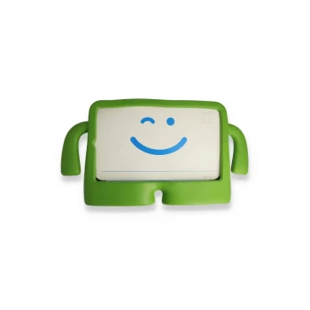 Newface Samsung Galaxy T500 Tab A7 10.4 Kılıf Karakter Tablet Silikon - Yeşil