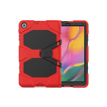 Newface Samsung Galaxy T510 Tab A 10.1 Kılıf Griffin Tablet Kapak - Kırmızı