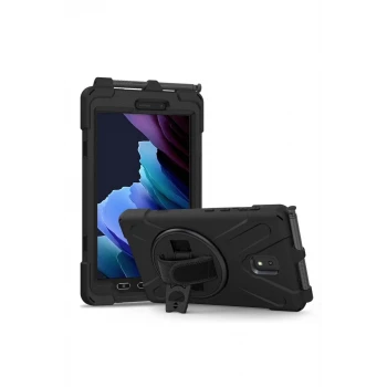Newface Samsung Galaxy T577 Tab Active 3 Kılıf Amazing Tablet Kapak - Siyah