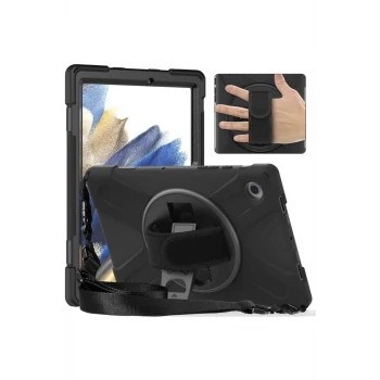 Newface Samsung Galaxy Tab A11 Kılıf Amazing Tablet Kapak - Siyah