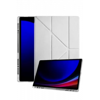 Newface Samsung Galaxy Tab A11 Plus Kalemlikli Mars Tablet Kılıfı - Gri