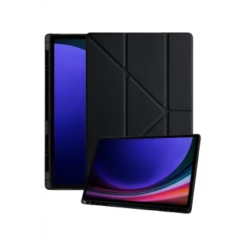 Newface Samsung Galaxy Tab A11 Plus Kalemlikli Mars Tablet Kılıfı - Siyah