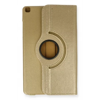 Newface Samsung Galaxy Tab A9 Plus Kılıf 360 Tablet Deri Kılıf - Gold
