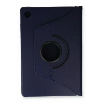Newface Samsung Galaxy Tab A9 Plus Kılıf 360 Tablet Deri Kılıf - Lacivert