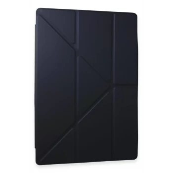 Newface Samsung Galaxy Tab A9 Plus Kılıf Kalemlikli Mars Tablet Kılıfı - Lacivert
