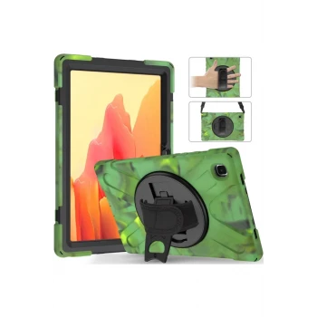 Newface Samsung Galaxy X200 Tab A8 10.5 Kılıf Amazing Tablet Kapak - Kamuflaj