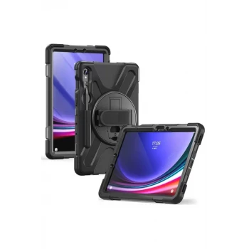 Newface Samsung Galaxy X510 Tab S9 FE 11 Kılıf Amazing Tablet Kapak - Siyah