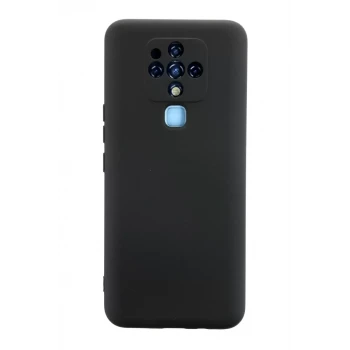 Newface Tecno Camon 16 Kılıf Nano içi Kadife Silikon - Siyah