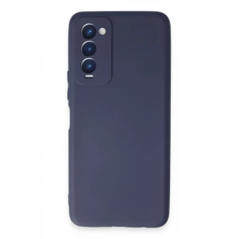 Newface Tecno Camon 18 Kılıf First Silikon - Lacivert