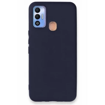 Newface Tecno Spark 7T Kılıf First Silikon - Lacivert
