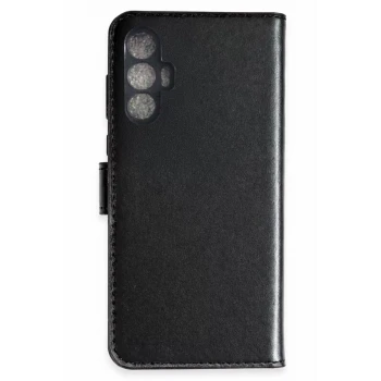 Newface Tecno Spark 8 Pro Trend S Plus Kapaklı Kılıf - Siyah