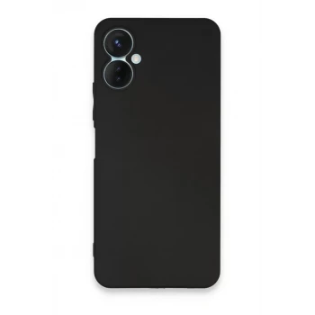 Newface Tecno Spark 9 Pro Kılıf First Silikon - Siyah