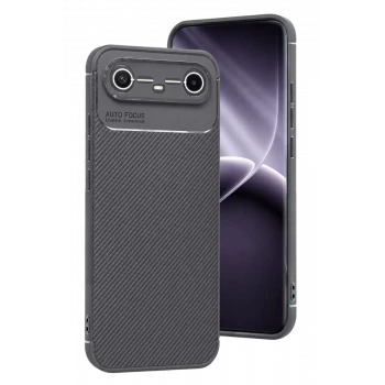 Newface Tecno Spark Slim 5G Auto Focus Karbon Kapak - Gri