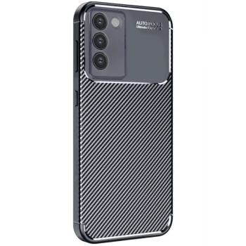Newface Vivo V30 Lite 4G Kılıf Auto Focus Karbon Kapak - Siyah