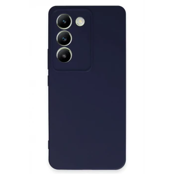Newface Vivo V30 Lite 4G Kılıf First Silikon - Lacivert