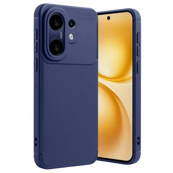 Newface Vivo X200 FE Auto Focus Karbon Kapak - Lacivert
