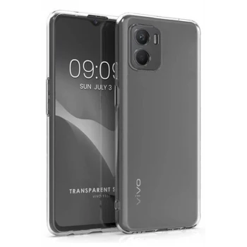 Newface Vivo Y15S Kılıf Lüx Şeffaf Silikon