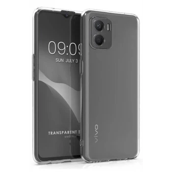 Newface Vivo Y15S Kılıf Lüx Şeffaf Silikon