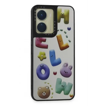 Newface Vivo Y16 Kılıf Mirror Desenli Kapak - Mirror - 15