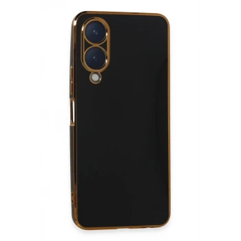 Newface Vivo Y17S Kılıf Volet Silikon - Siyah