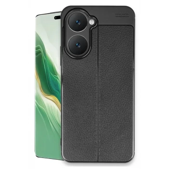 Newface Vivo Y18 Kılıf Auto Focus Kapak - Siyah