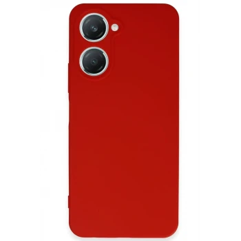 Newface Vivo Y18 Kılıf First Silikon - Kırmızı