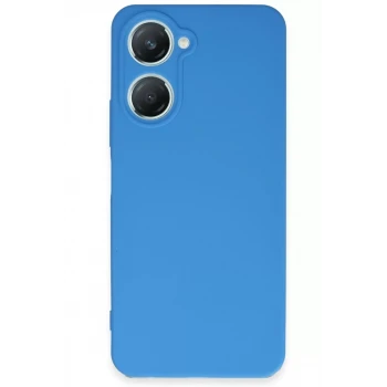Newface Vivo Y18 Kılıf First Silikon - Mavi