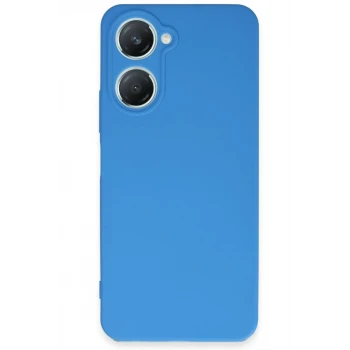 Newface Vivo Y18 Kılıf First Silikon - Mavi