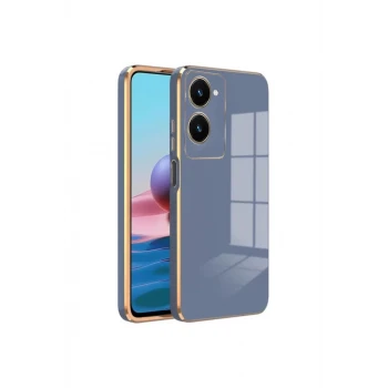 Newface Vivo Y18 Kılıf Volet Silikon - Mavi