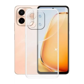 Newface Vivo Y28 Kılıf Lüx Şeffaf Silikon