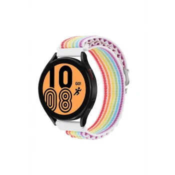 Newface Watch 20mm KR410 Kumaş Kordon - Gökkuşağı