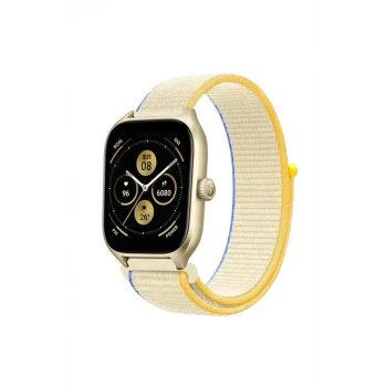 Newface Watch 22mm Hasırlı Cırtcırtlı Kordon - Beyaz
