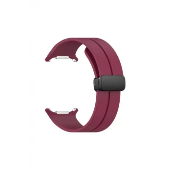 Newface Watch 7 Ultra KR418 Tender Silikon Kordon - Bordo