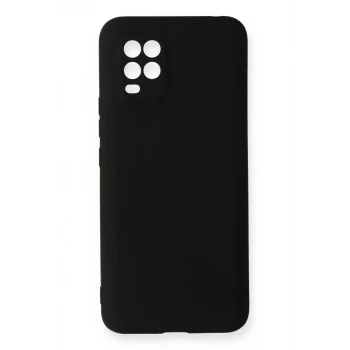 Newface Xiaomi Mi 10 Lite Kılıf First Silikon - Siyah