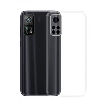 Newface Xiaomi Mi 10T Kılıf Lüx Şeffaf Silikon - Şeffaf