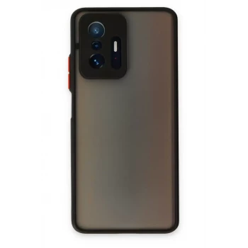 Newface Xiaomi Mi 11T Pro Kılıf Montreal Silikon Kapak - Siyah