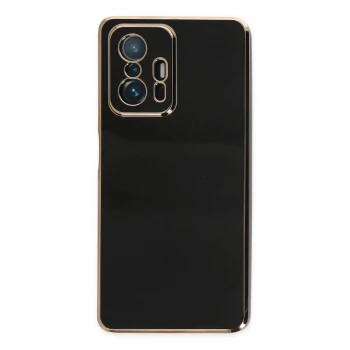 Newface Xiaomi Mi 11T Pro Kılıf Volet Silikon - Siyah
