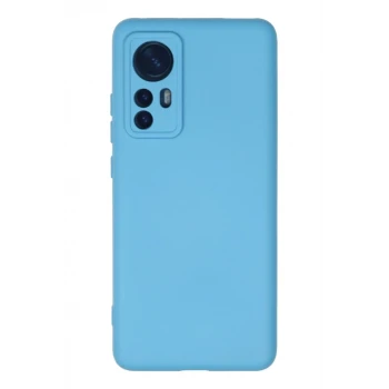 Newface Xiaomi Mi 12 Kılıf Nano içi Kadife Silikon - Mavi